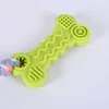 Dog Toys Chews 1pc TPR Dog Toys Bite Resistant Chew Toys Puppy Molar Teeth Cleaning Stick Interactive Teddy Toy Ball Dog Training Pet Supplies