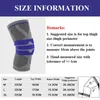 1pc elástico joelho suporte cinta joelheira ajustável patela almofadas de vôlei basquete segurança guarda cinta protetor 240103