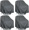 Swivel Lounge Stol Cover 4 Packwaterproof Heavy Duty Outdoor Chair Cover 39 L X 37 W X 38 H Möbel Cove Stol Cover 240104