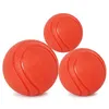 Jouets pour chiens à mâcher HOOPET jouet pour chien balle en caoutchouc résistant aux morsures jouet pour chiens chiot Teddy Pitbull couleur rouge balle solide S-XL fournitures pour animaux de compagnie