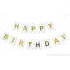 Party Decoration Multi Themes Happy Birthday Banner Baby Shower Decorations Po Booth Bunting Garland Flags