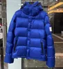 Erkekler Puffer Ceket Tasarımcı Kapşonlu Kış Palto Çıkarılabilir Kol Parkas Yan Zip Pockets2167074