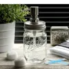 Liquid Soap Dispenser Light Luxury Glass Kitchen Shampoo Shower Gel Dispensing Bottle Hand Sanitzer Holder Bathroom Accessories