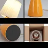 Table Lamps Hongcui Contemporary Lamp LED Ceramics Creative Orange Desk Light Decor For Home Living Room Bedroom Bedside