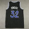 남자 T 셔츠 2024 Man American Basketball Close O'Neal #34 유럽 크기 느슨한 면화 반바지 스웨트 셔츠
