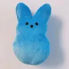 15 cm Cartoon Mini Easter Bunny Peeps Plush Doll Pink Blue Gul Purple Rabbit Dolls For Children Söta mjuka plyschleksaker JJ 1.4