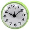 Wall Clocks 2X 7Cm Waterproof Kitchen Bathroom Shower Clock Suction Cup Sucker Orange & Green