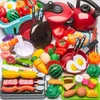 Kesme Oyun Yiyecek Oyuncak Çocuklar için Mutfak Taklit Meyve Sebzeleri Aksesuarlar Yürümeye Başlayan Çocuklar İçin Eğitim Oyuncak Doğum Günü Hediyesi 240104