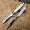 Nuovo stile italiano 9 pollici Stiletto Mafia acrilico coltello pieghevole automatico 440C lama di campeggio esterna sopravvivenza tattica coltello da tasca automatico UT85 UT88 9000 5370