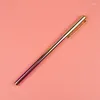Piece Lytwtw's Stationery Office School Supplies Gradient Color Gel Pen Cute Metal Pens