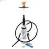 68.2cm Hookah Rocket Shisha med LED -ljusmetall diffusor rökande vattenrör stabil glas vas Nargile sheesha vattenpipa set 240104