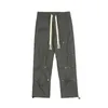 Pantalones para hombres Pantalones de carga holgados Pantalones para hombres Streetwear Y2k Techwear Hombre Ancho Muchos bolsillos Gris Negro Moda Táctico Jogger TubeL231113