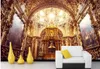 Högkvalitativ anpassad storlek Modern European Palace Church Stereo Mural 3D Wallpaper 3D Wall Papers för TV Backdrop1169086