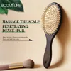 Brosse Cheveux Femme Detangling Hair Brush 여성 에어백 헤어 브러시 머리 두피 마사지 브러시 나무 빗 Barber Combs 240104