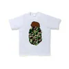 Herren-T-Shirts, Designer, Sommer, lockere T-Shirts mit Hai-Aufdruck, Camouflage, kurze Ärmel, High Street, lockere Freizeit-T-Shirts für Männer und Frauen, T-Shirts mit getäfelten, schnell trocknenden Baumwolle