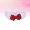 Collari per cani Forniture per animali domestici Cuccioli regolabili per cuccioli di lettiera Bichon Cat Bow Tie