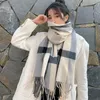 Scarves Fashion Shawl Pashmina Cold-proof Tassel Plaid Muffler Wrap Neckerchief Women Scarf