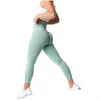 Strój jogi nvgtn bezproblemowe legginsy spandex szorty kobieta fitness elastyczne oddychanie bioder