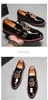 Moda Nefes Alabilir Parti Düğün Ayakkabıları Promosyon Bahar Erkekler Loafers Avrupa Tarzı İşlemeli Siyah Terlik Çekme 38-47 için mokasenler