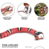 Cat Toys Matic Interactive Smart Sensing Snake Teasetoys för katter USB laddningstillbehör PET -spel Spel till 230617 Drop Delivery Hom DHP6I