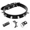 Dog Collars Pet Collar Durable Rivet Walking Rope Supplies Puppy Spiked Studded For Large Dogs