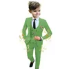 Costume 3 pièces Beige pour garçons, formel, pour fête de mariage, smoking, veste, pantalon, gilet, sur mesure, Costume pour enfants de 316 ans, 240103