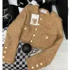 Chan New Women's Jacket OOTD Designer Fashion Top-grade Autumn Winter Brand CCC Tweed Coat Overcoat Leisure Spring Coats Cardigan A01