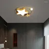 Plafonniers modernes or LED étoile pour chambre à coucher salon salle à manger étude chambre d'enfant cuisine couloir pépinière maison décoration intérieure