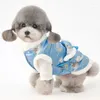 Hundebekleidung Chinesisches Jahr Kleidung Cheongsam Tang-Anzug Winter Haustier Mantel Jacke Frühlingsfest Kleidung Katze Welpen Pudel Kostüme