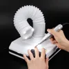 60W Strong Nail Dust Collector Suction Dust Cleaner Retractable Elbow Design Fan Vacuum Cleaner Nail Manicure Dust Collector 240103