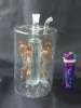 A 21 hauteur Bongglass Klein Recycler plates-formes pétrolières conduite d'eau pomme de douche Perc Bong tuyaux en verre narguilés quatre dragon décollage ZZ