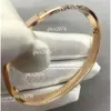 Designer armband klassieke schroevendraaier unisex manchet 316L roestvrij staal vergulde gouden sieraden Valentijnsdag geschenk