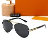 남성 선글라스 디자이너 여성용 고급 선글라스 타원형 선택적 최고 품질 극화 UV400 보호 렌즈 박스 태양 안경