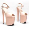 Сандалии LAIJIANJINXIA, 20 см/8 дюймов, модная верхняя часть из искусственной кожи, пикантные экзотические туфли на высоком каблуке и платформе для вечеринок, женская обувь для танцев на пилоне 106