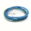 Armbänder 3 teile/satz Naturstein Perlen Frauen Mädchen Yoga Armband Sets 1818,5 CM Natur Lapis Sodalith Blaue achate Schmuck für Sie #4
