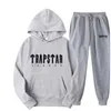 T-shirts pour hommes 23 Survêtement Tech Trapstar Survêtements à capuche Europe American Basketball Football Rugby deux pièces avec veste à capuche à manches longues pour femme pantalon S