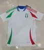 23 24 ITALYS SOCCER COIRSEYS 125 Onvisary Donnarumma Buffon Chiellini Verratti Totti 2023 2024 Italias Euro Cup Fans Player نسخة الرجال KITS KITS