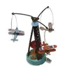 Funny Adult Collection Retro Wind up toy Metal Tin Rotate the toy plane Mechanical toy Clockwork toy figures model kids gift 240104