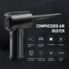 Air Duster sans fil 50000 tr/min pistolet de soufflage de poussière USB nettoyage de souffleur d'air comprimé pour ordinateur portable clavier nettoyage de caméra 240104