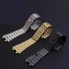 Armband 21mm 26mm Männer Frauen Voll Edelstahl Armband Für AP 15400 26331 15500 Uhr Strap Faltschließe 240104