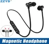 Zzyd magnetiska hörlurar brus avbrytande inear xt11 headset bluetooth trådlösa hörlurar för IP8 8S max Samsung med detaljhandelsbox1906747