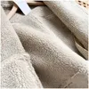 Wind suede suede fur one lamb wool warm jacket biker clothing women short motorcycle brown jacket coats designer women