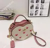 Portafogli New Old Flower Love Bag Designer Donna Classic He Borse a tracolla Cute Heart Stripe Borsa a tracolla Borsa da donna Portafoglio 10 colori