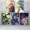 HD Genshin Impact Украшение дома Kaedehara Kazuha Холст Wall Art Cyno Живопись Изображения Тигнари Печатная модульная игра Плакат Подарки 240104