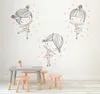 3 pièces/ensemble mignon Ballet filles danse Stickers muraux drôle dessin animé danseurs sticker mural pour enfants chambres chambre décor à la maison JH2017 Y2001034415788