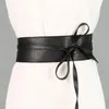 Ceintures Femmes Pu En Cuir Bow Ceinture À Lacets Pour Bretelles Large Ceinture Femme Robe Pull Taille Ceinture Vêtements Accessoires215U