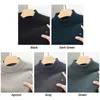 Men's Winter Clothes Sweater Half Turtleneck Loose Youth Fashion City Simple South Korea Warm Keeping Thick 240104