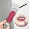 Lip Gloss Transparente Gelo Veludo Esmalte Matte Névoa Pintura Batom de Longa Duração Maquiagem Acessível para Estudantes