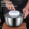 Automatic Electric Salad Spinner Food Strainers Making Tool Multifunctional Vegetable Washer Dryer Mixer 240104