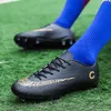 Original hommes société botte de Football longues pointes gazon artificiel formation crampons de Football Sports de plein air chaussures pour enfants 240103